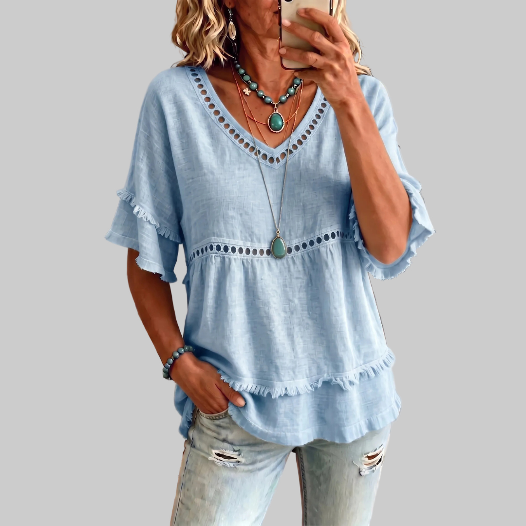 Sienna™ Boho Frill Blouse