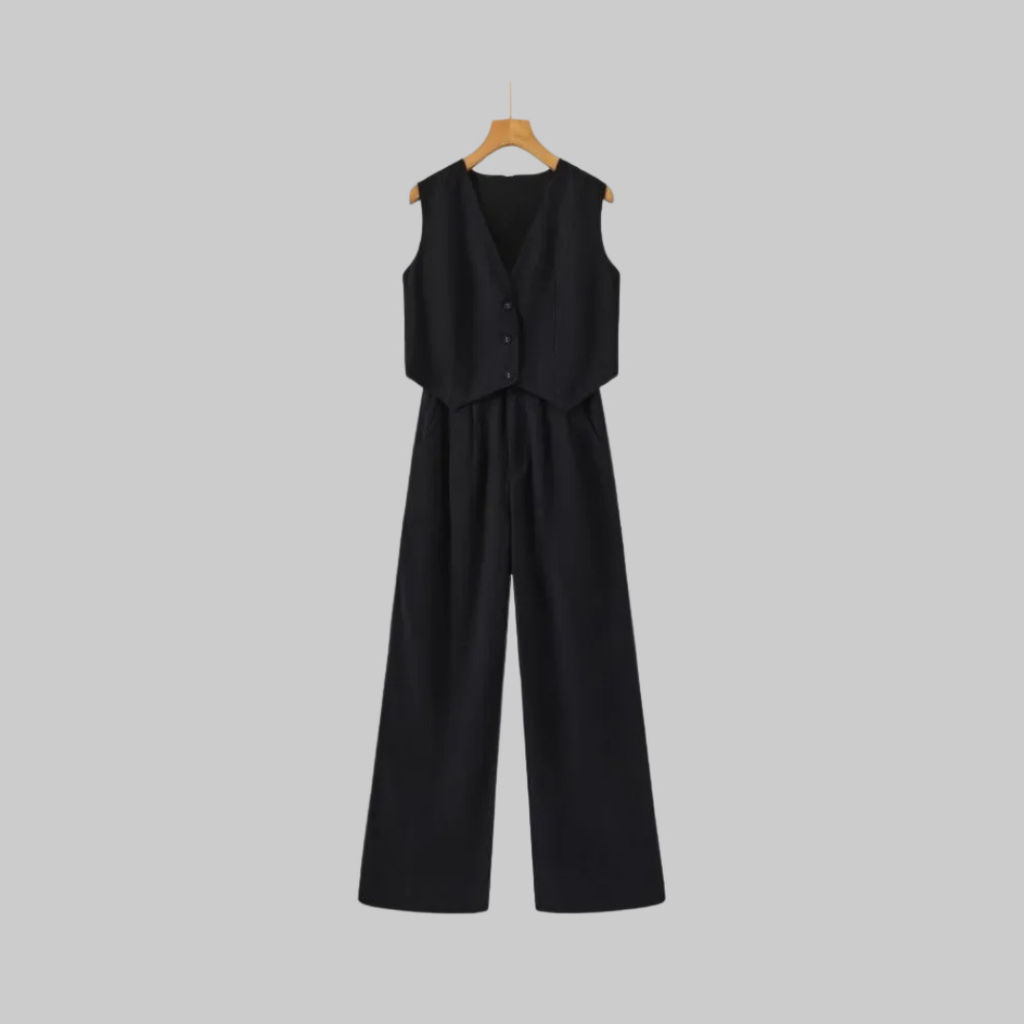 Classy Lady - Linen Two-piece Set