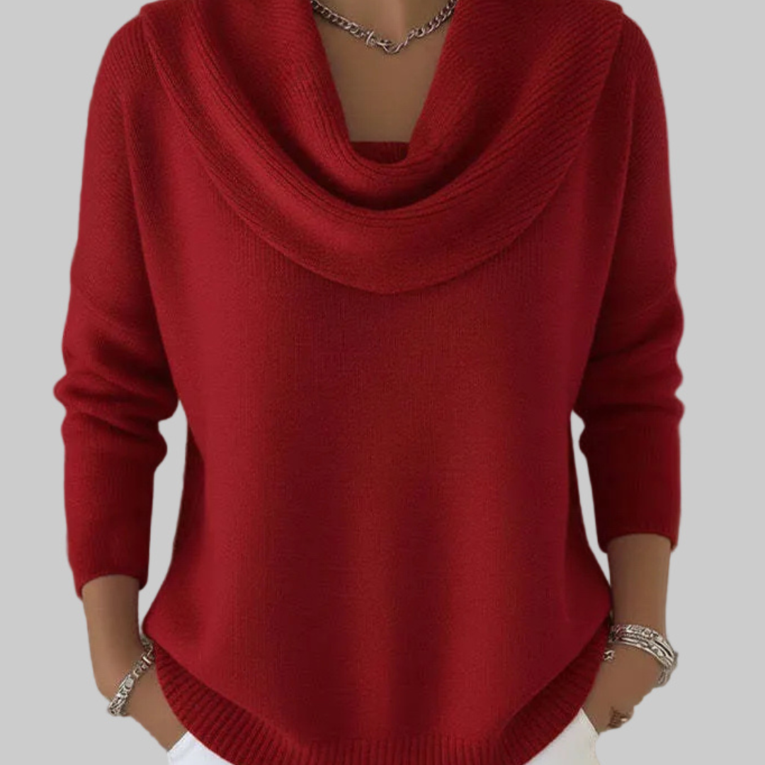 Vivienne | Cowl Neck Knit Jumper