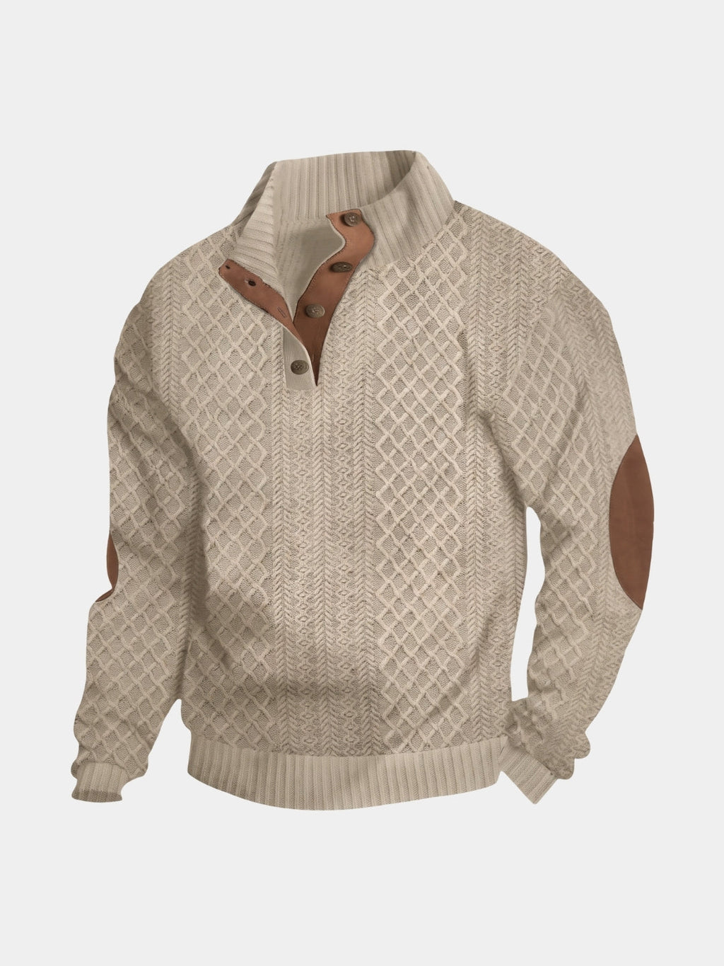 Classic sweater with a high collar