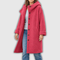 Maude | Hooded Longline Wool-Blend Coat