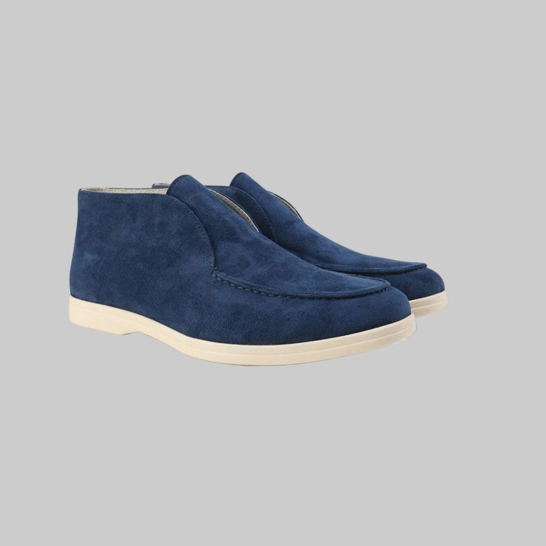 High Suede Loafers