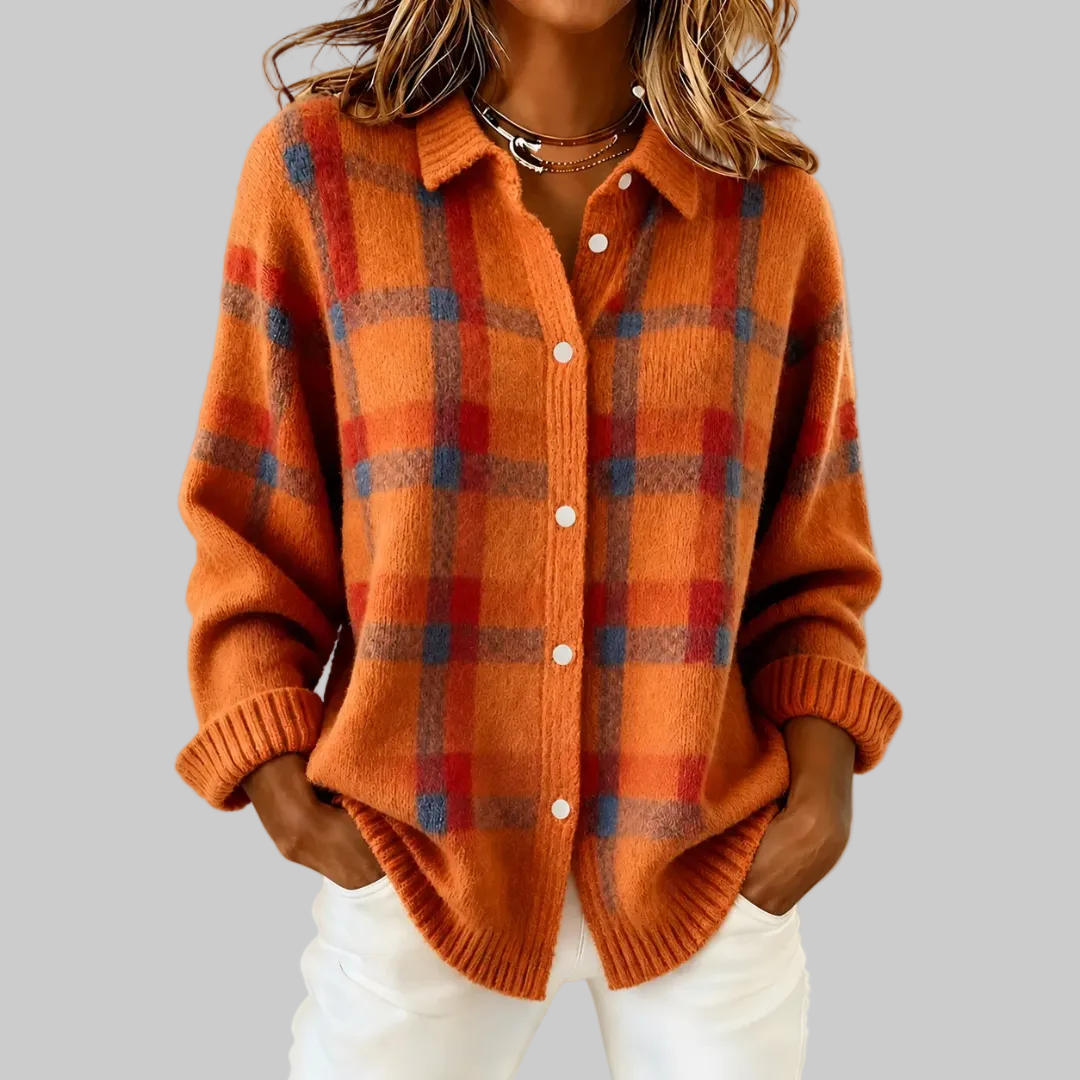 Florence | Checked Cardigan