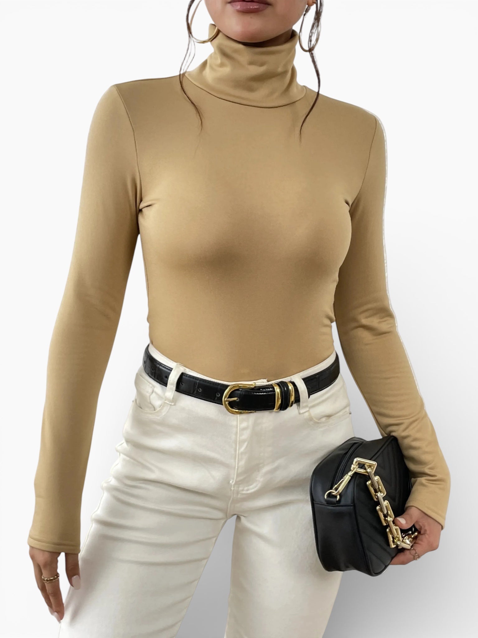 Women’s Knit Long Sleeve Top in Polyester