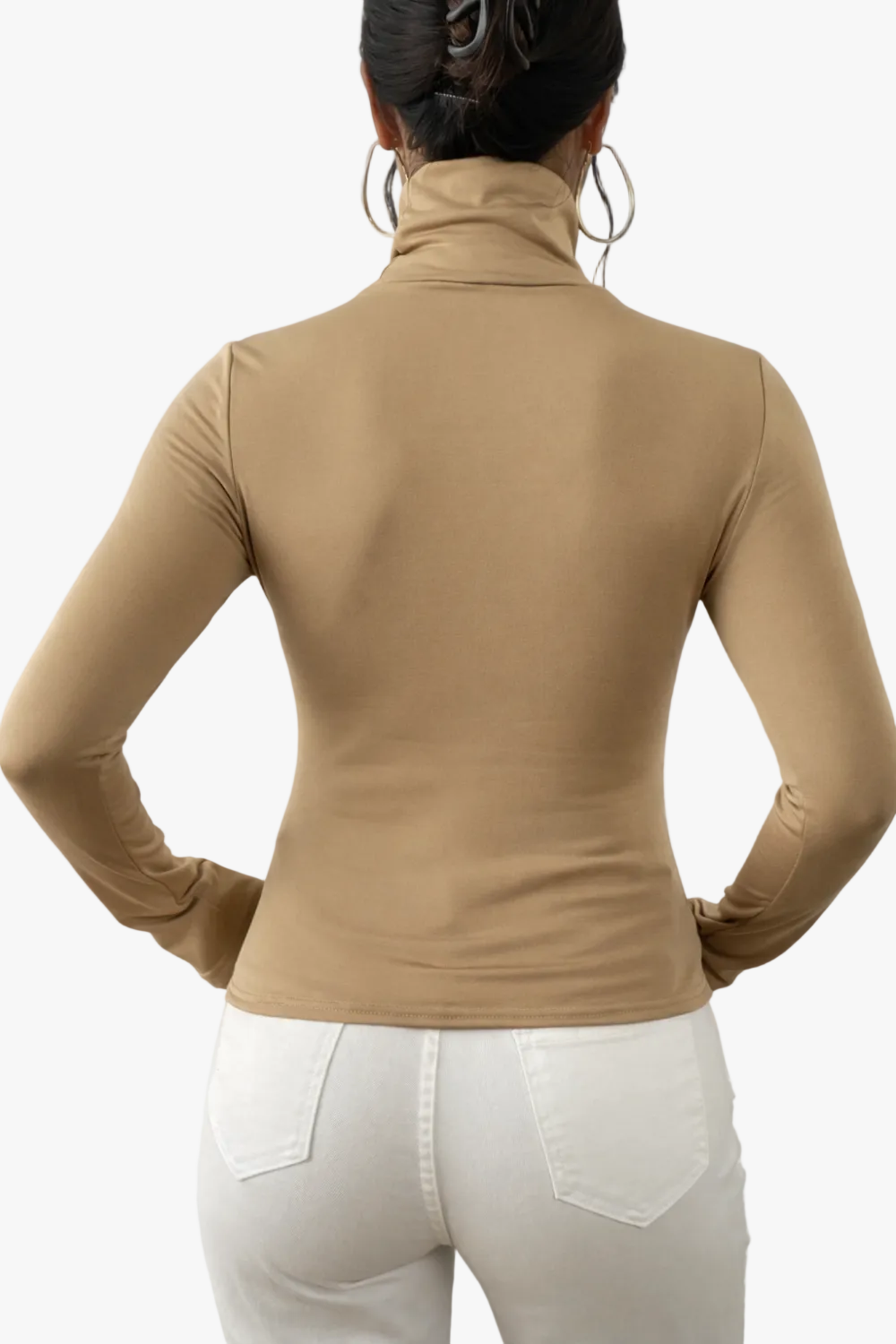 Women’s Knit Long Sleeve Top in Polyester