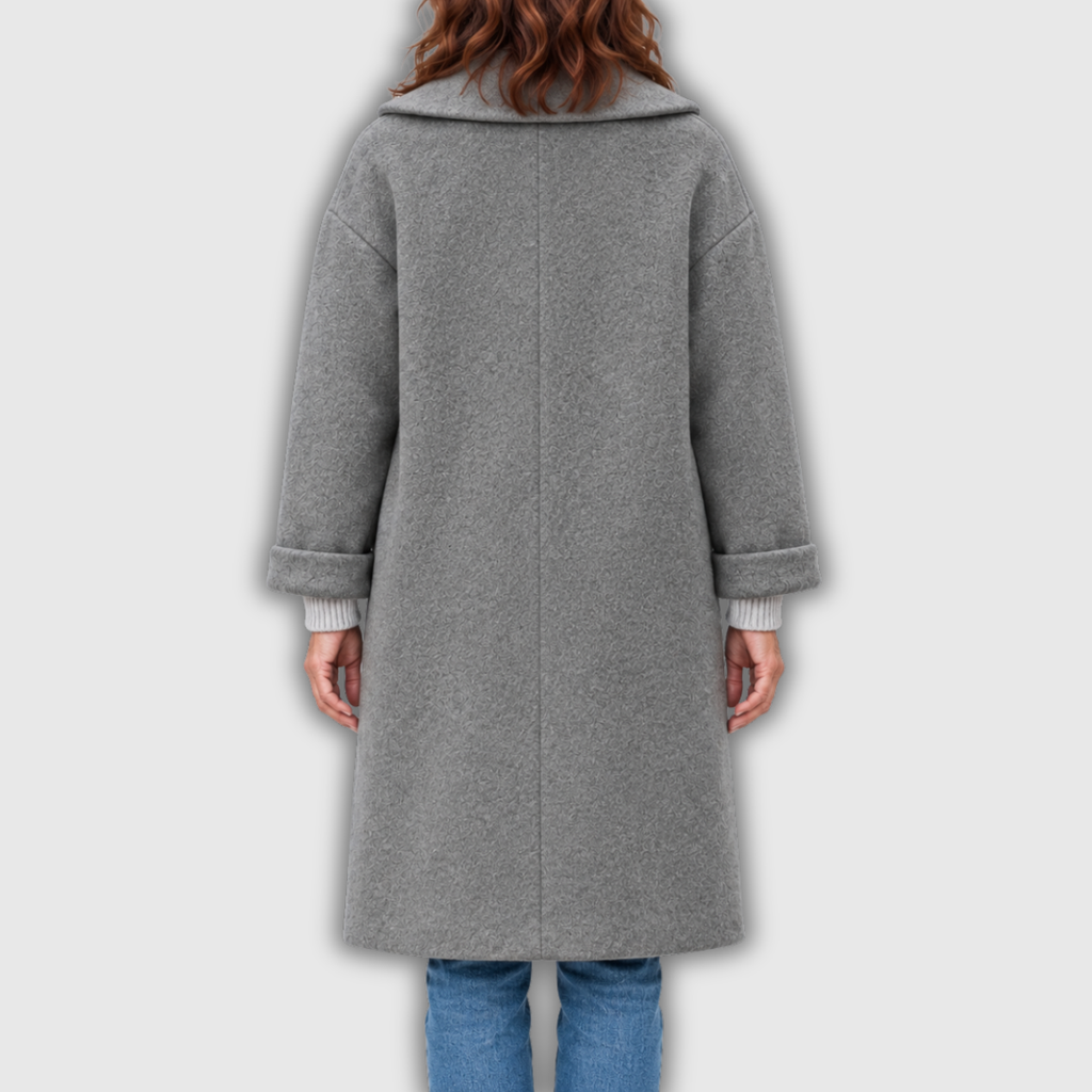 Maude | Hooded Longline Wool-Blend Coat