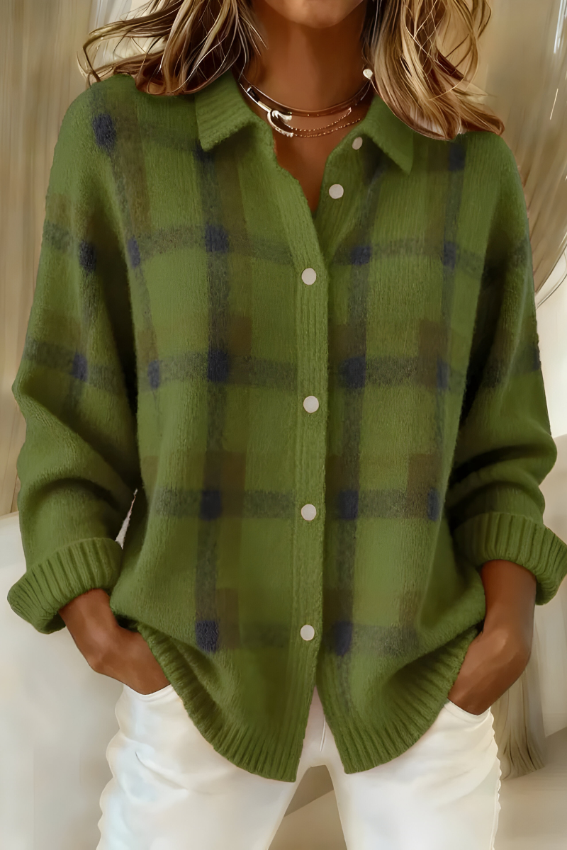 Florence | Checked Cardigan
