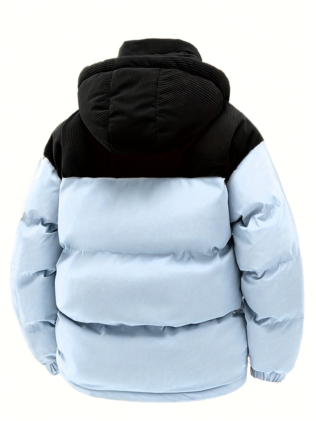 2025 Nieuw Product Heren Winter Warme Jas, Color-Block Dikke Warme Casual Hooded Jas, Camping Kerst Nieuwe Aanwinst