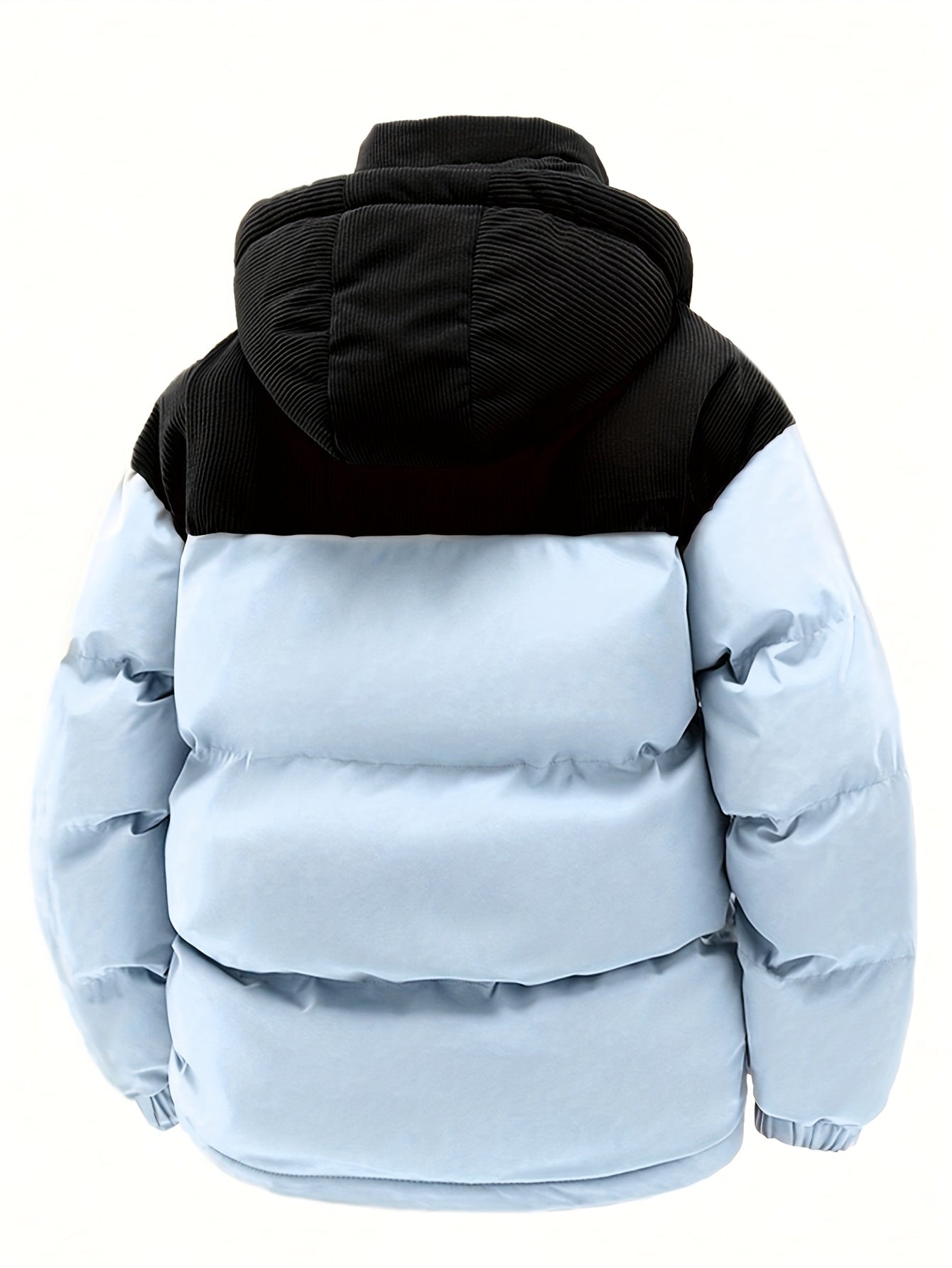 2025 Nieuw Product Heren Winter Warme Jas, Color-Block Dikke Warme Casual Hooded Jas, Camping Kerst Nieuwe Aanwinst