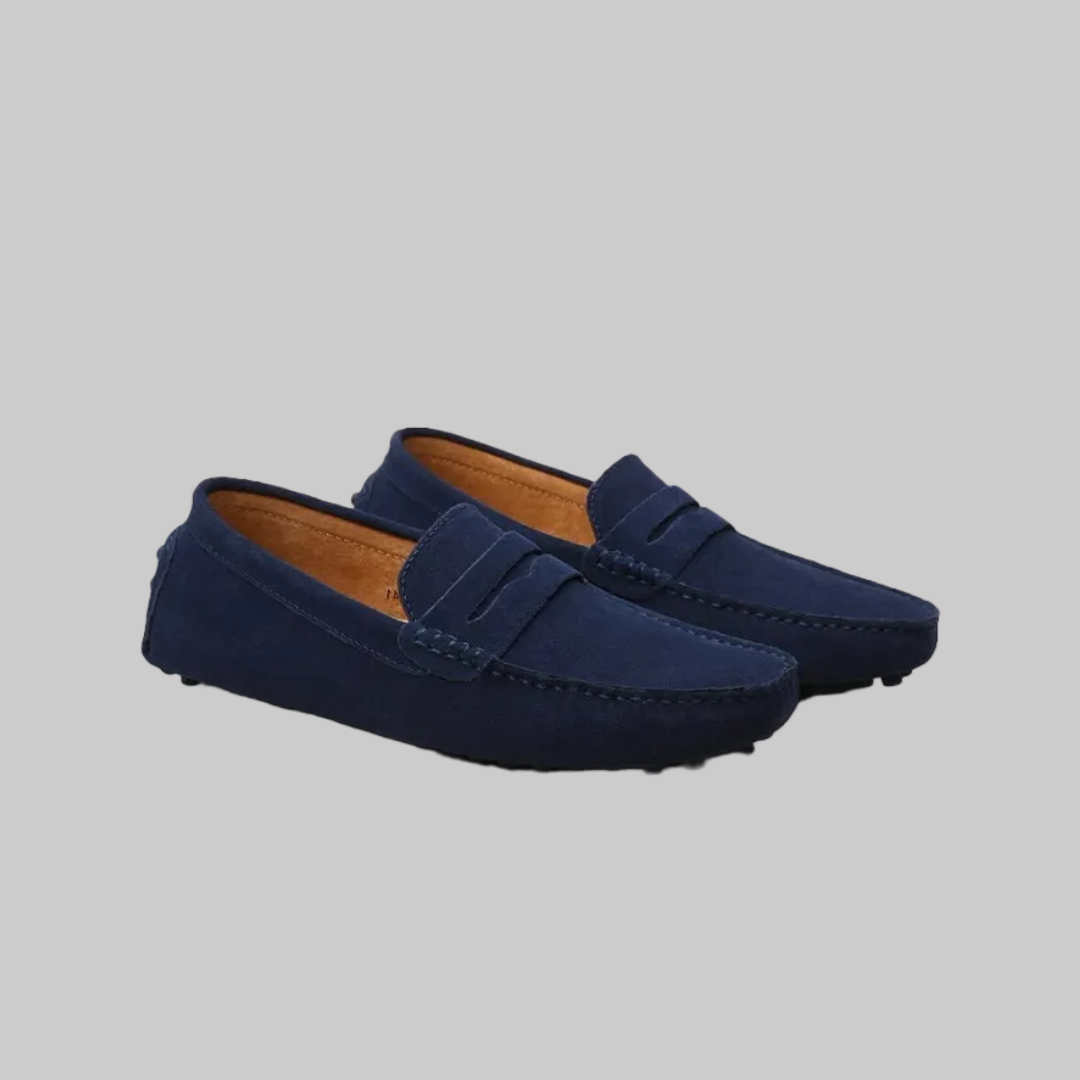 Suede Driver Loafers