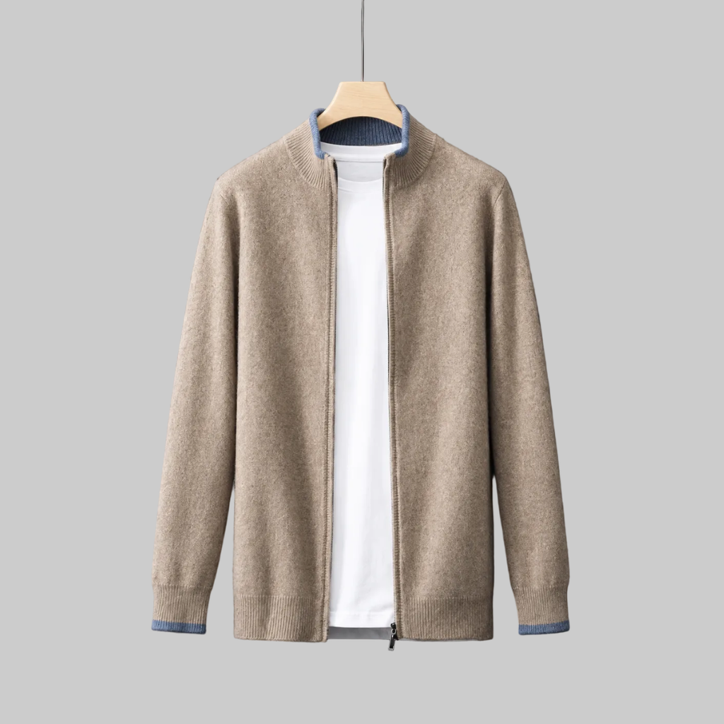 Riku Cashmere Zip Jacket