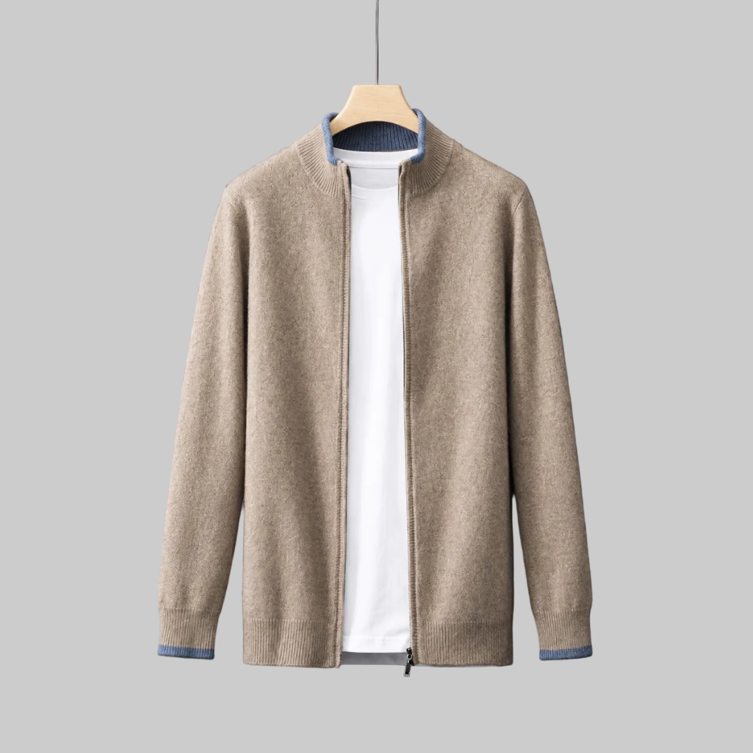 Riku Cashmere Zip Jacket