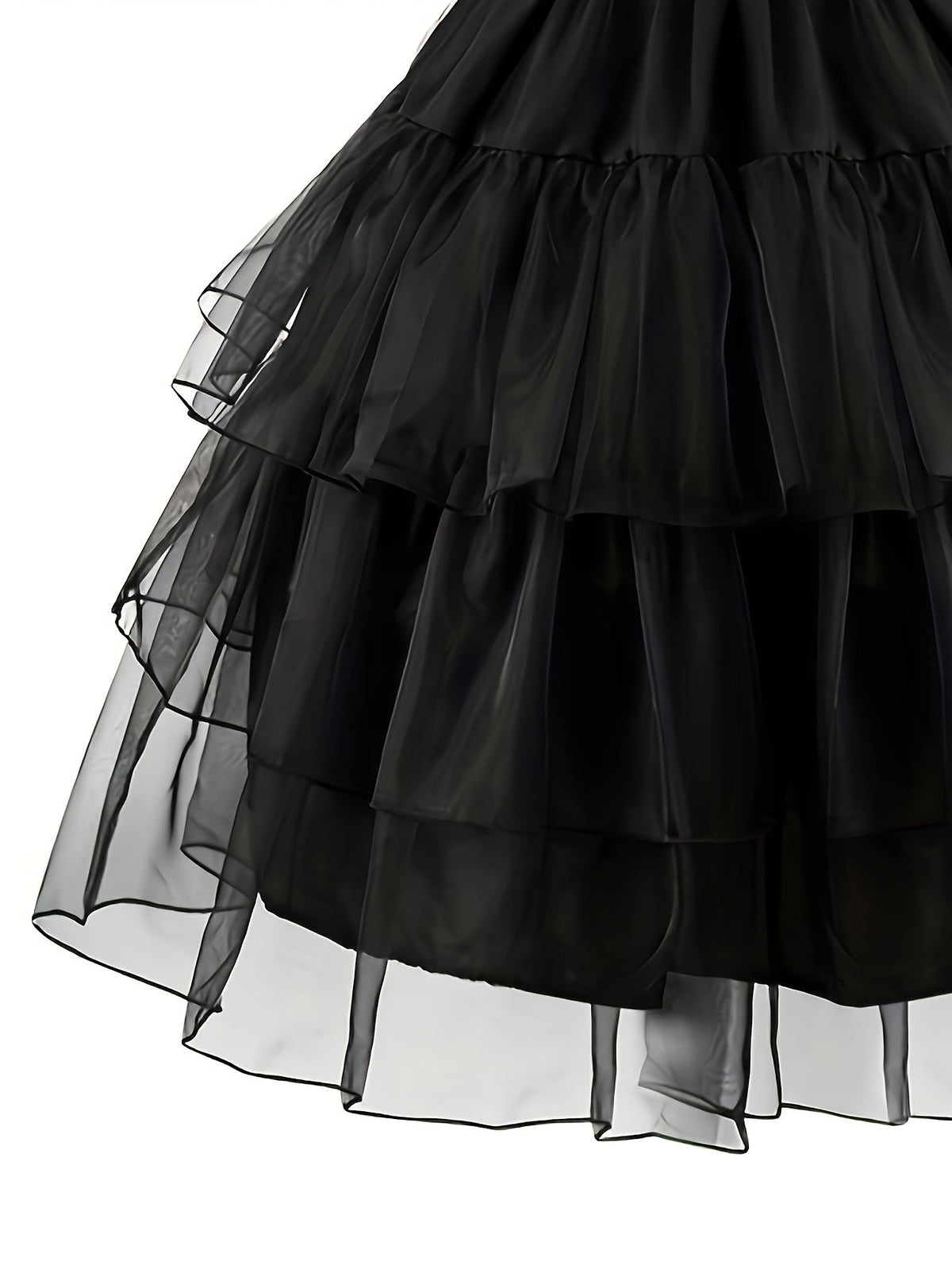 Women’s Halloween Wednesday Costume Dress Set