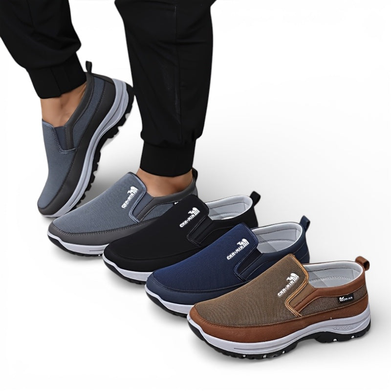 Men’s Slip-On Loafers Fabric Upper Comfort Casual All-Season