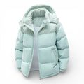 Men’s Hooded Puffer Jacket with Insulated Padding and Classic Fit