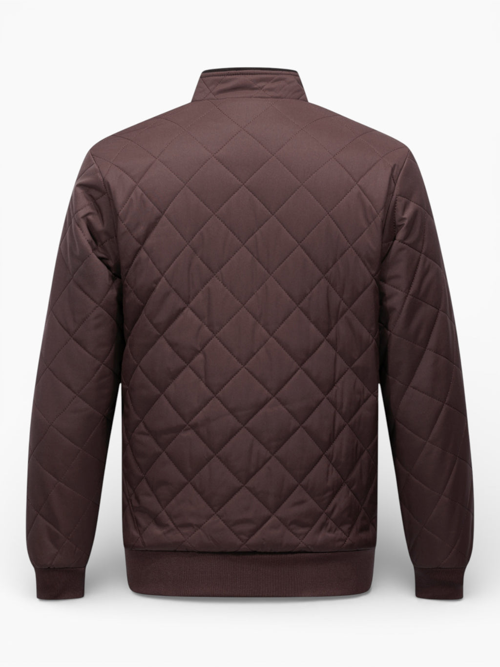 Men’s Quilted Polyester Vest with Fleece Lining for Warmth