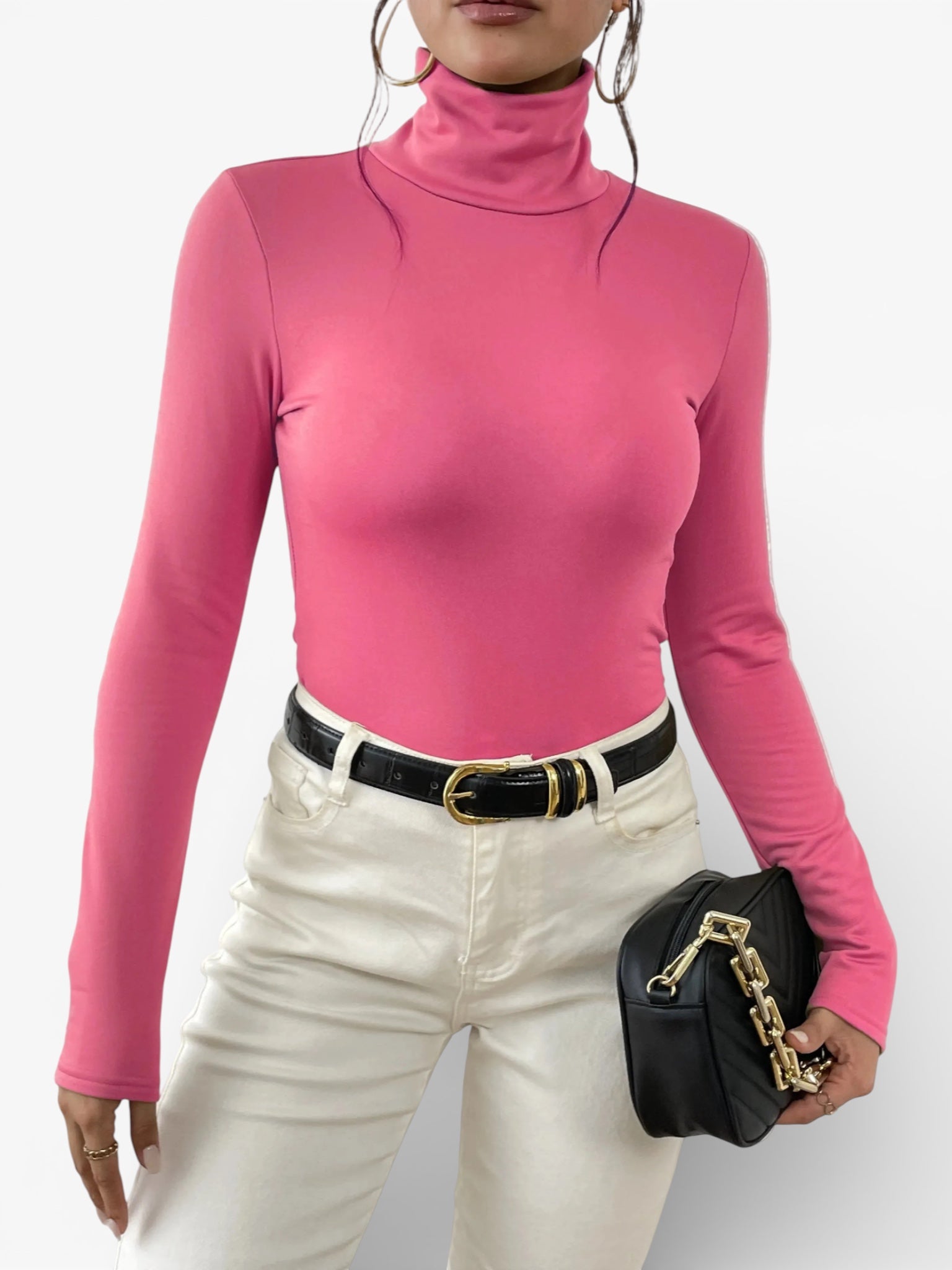 Women’s Knit Long Sleeve Top in Polyester