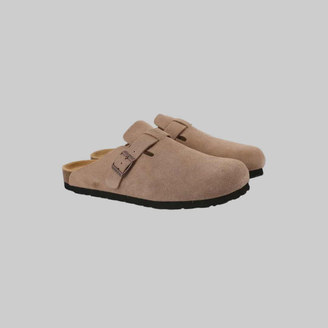 Suede Clogs