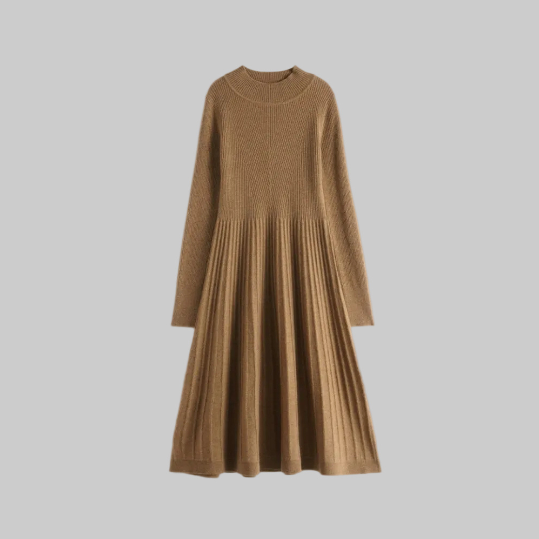 Pure Cashmere Flare Dress