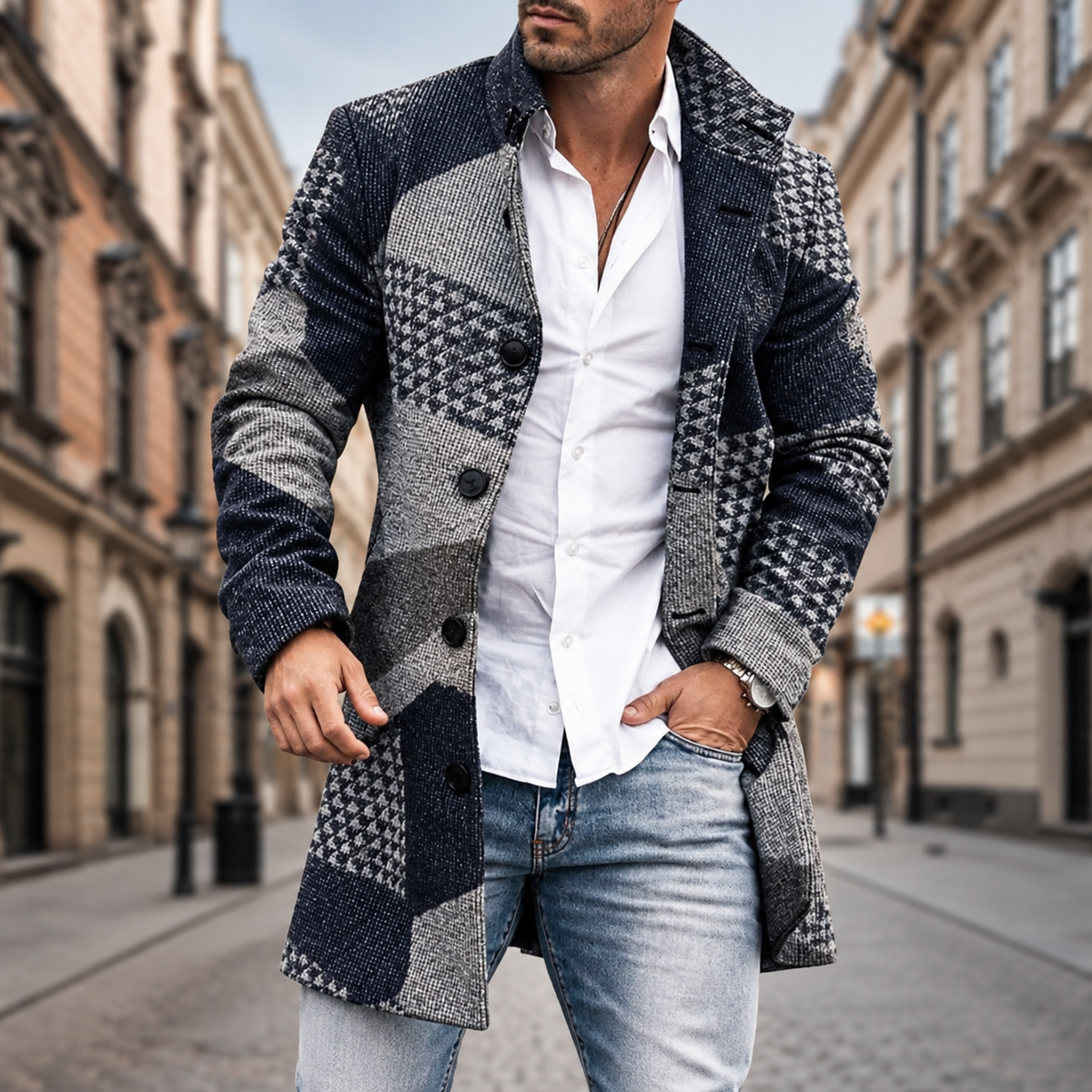 Adriano Signature Overcoat