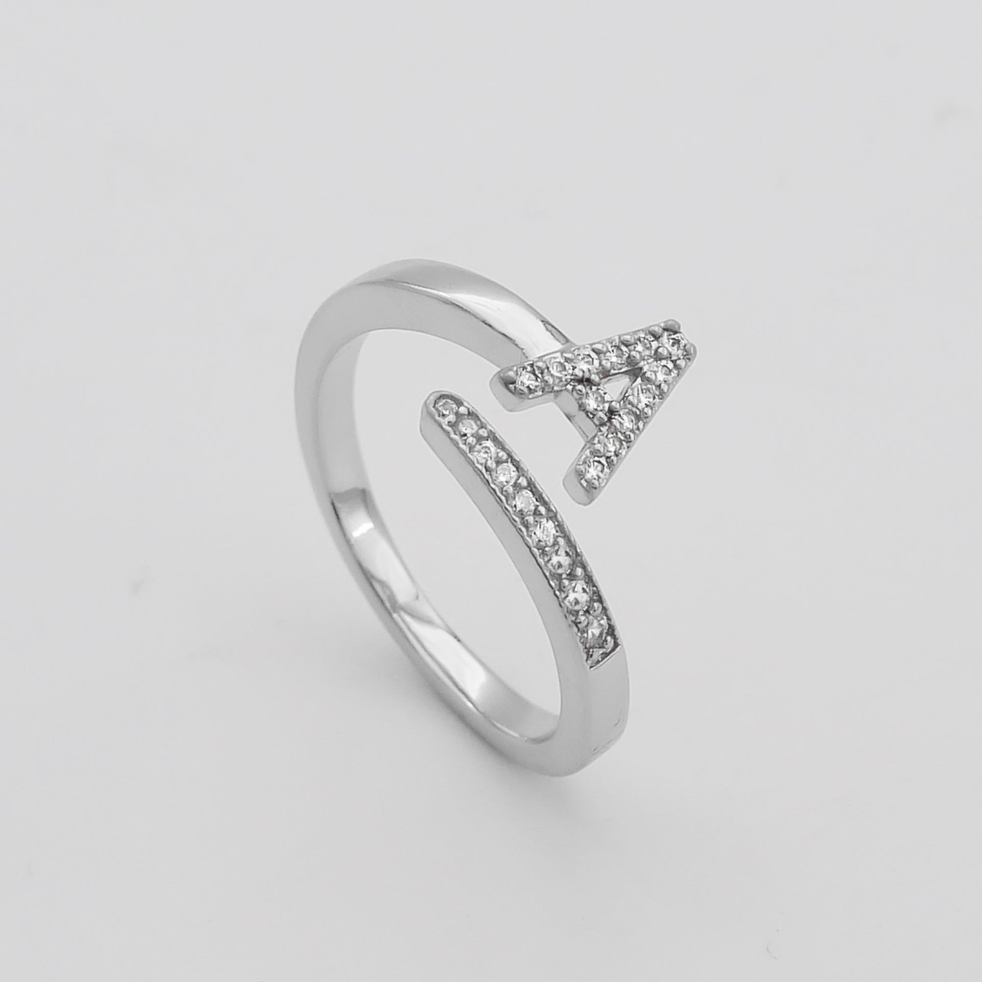 Ellington - Pave Initial Ring