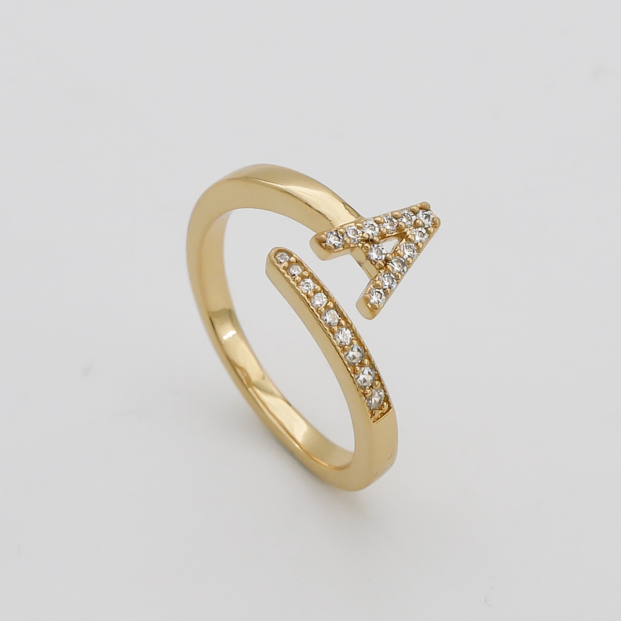 Ellington - Pave Initial Ring