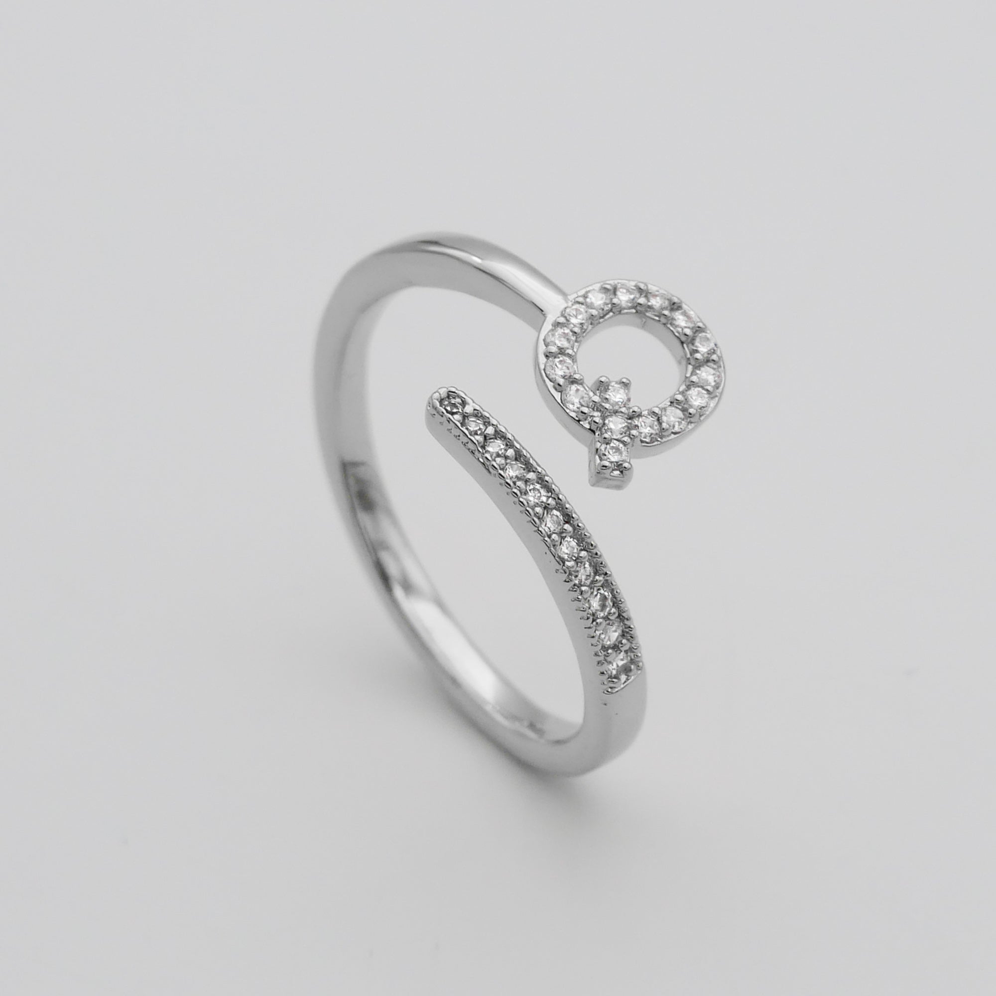 Ellington - Pave Initial Ring