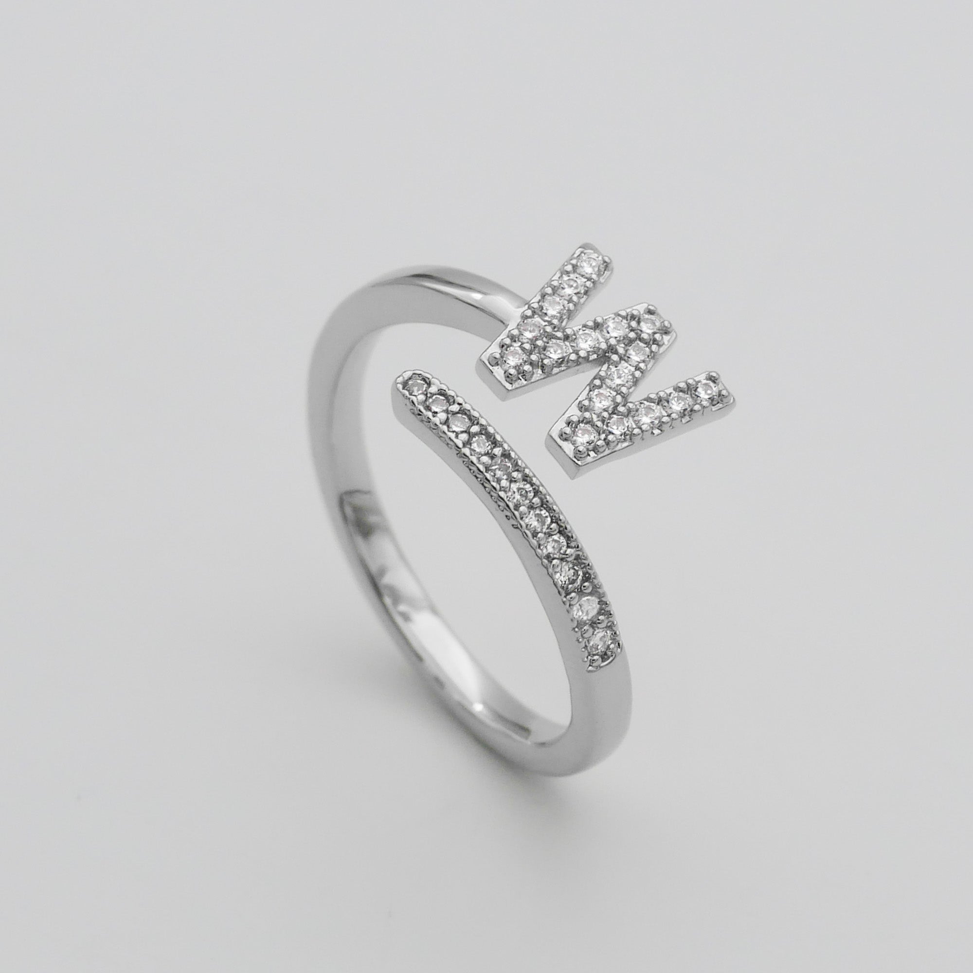 Ellington - Pave Initial Ring
