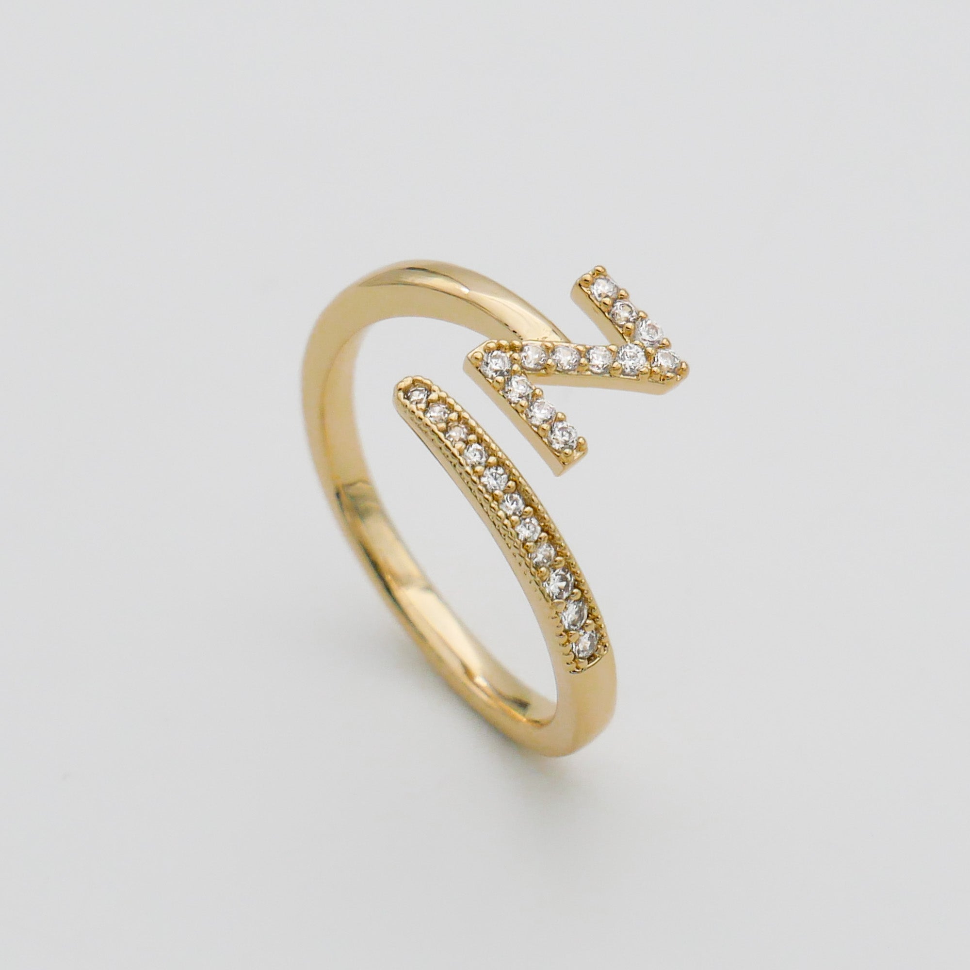 Ellington - Pave Initial Ring