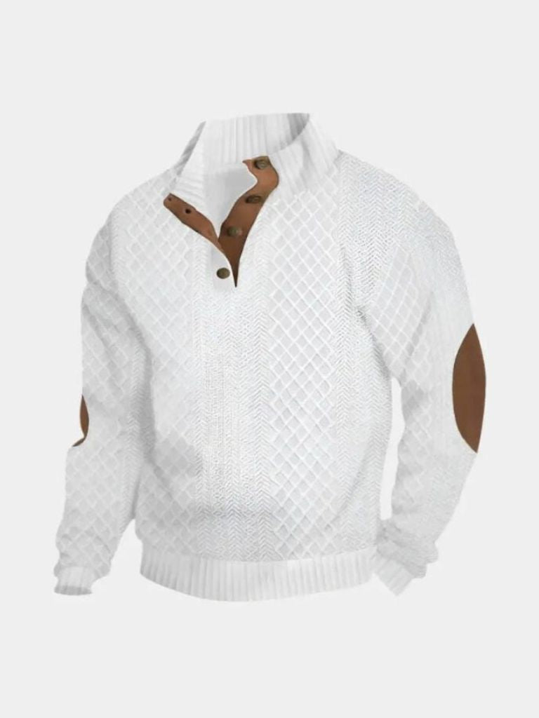 Classic sweater with a high collar