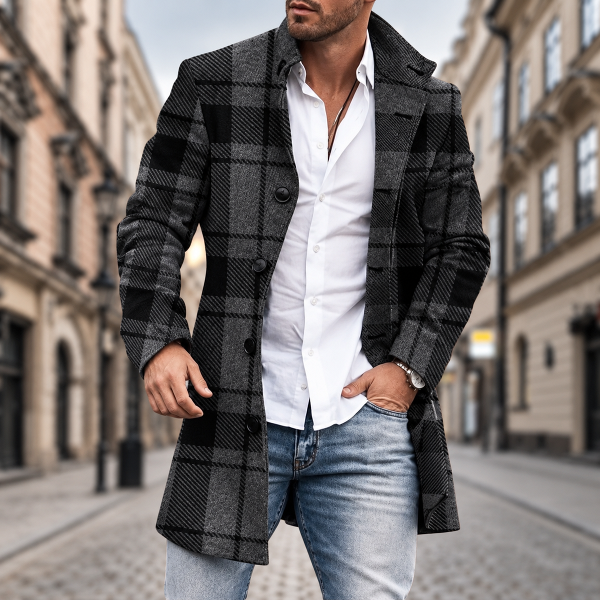 Adriano Signature Overcoat