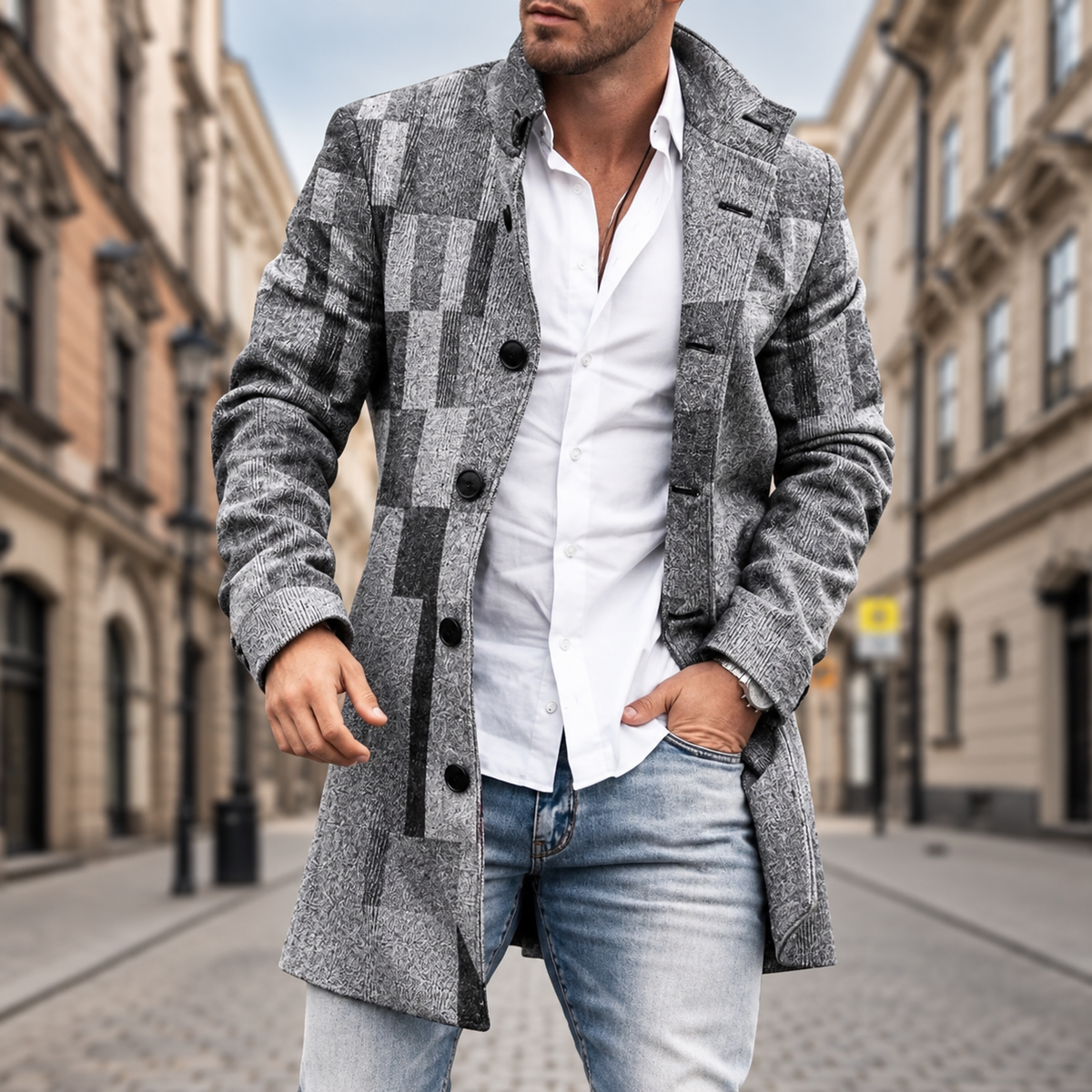 Adriano Signature Overcoat