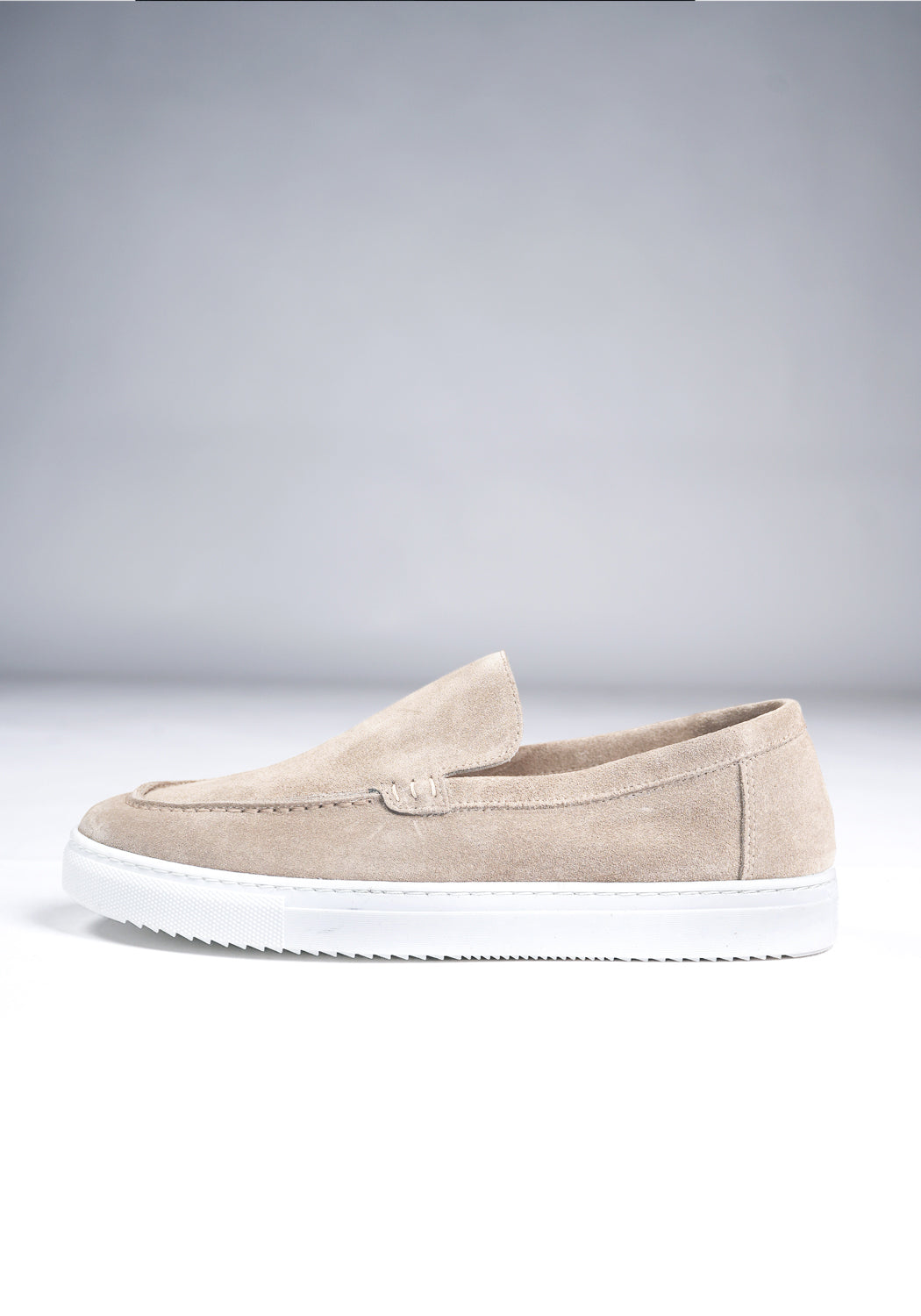 SUEDE LOAFERS HARBOR - SAND