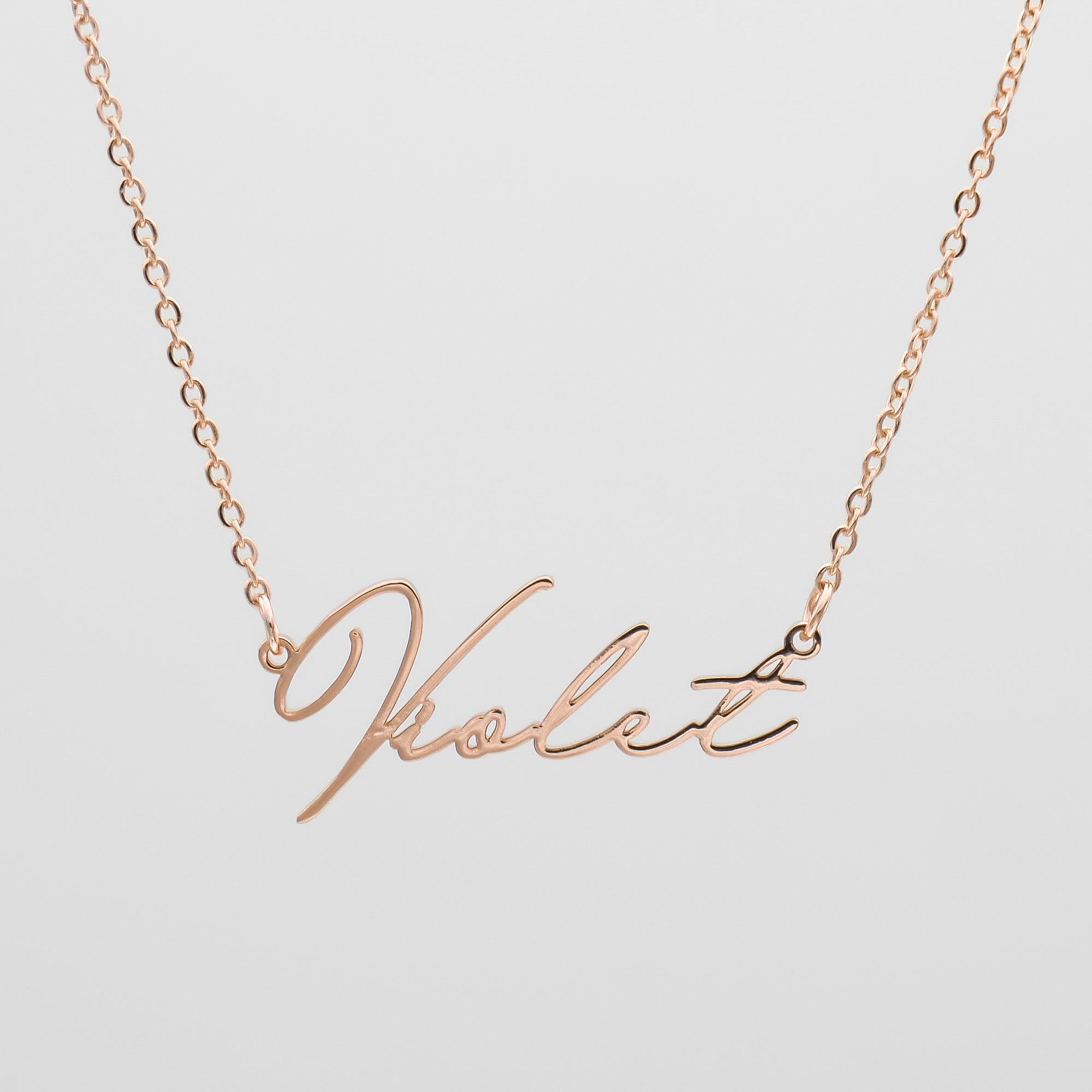 Ellington - Valencia Custom Name Necklace