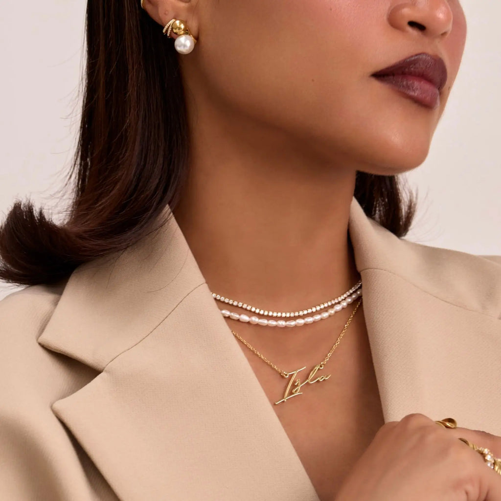Ellington - Valencia Custom Name Necklace