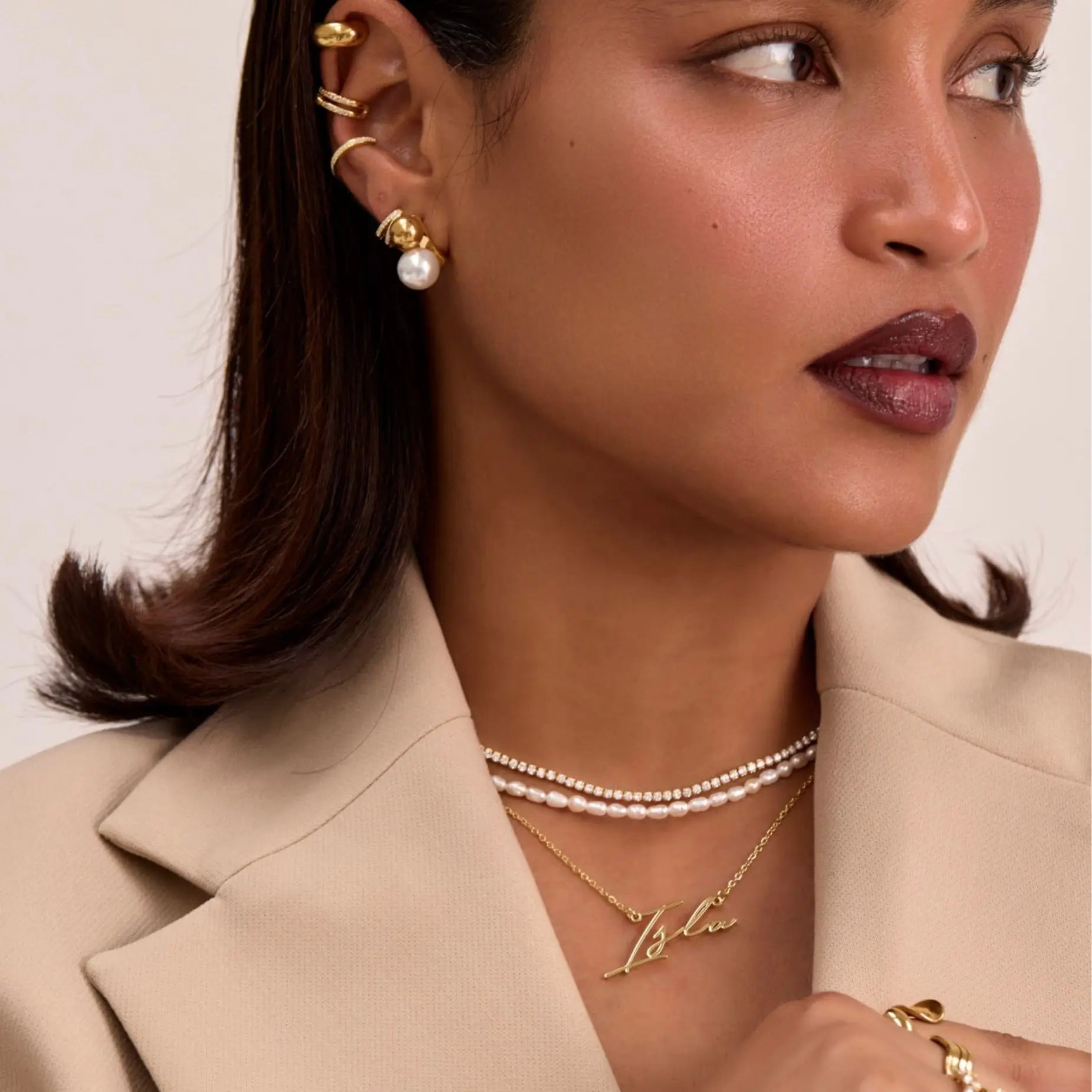 Ellington - Valencia Custom Name Necklace