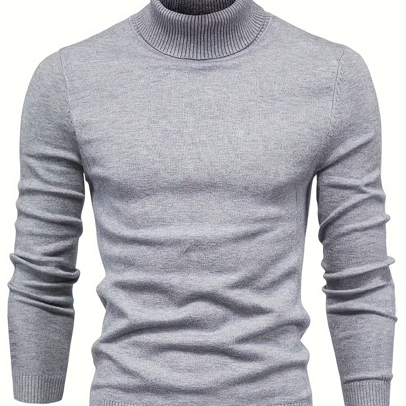 Heren Thermo Ondergoed, Lange Mouwen Hoge Hals Thermo Tops, Casual Pullovers Thermo Ondergoed Tops, Heren Kleding