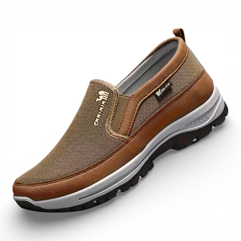 Men’s Slip-On Loafers Fabric Upper Comfort Casual All-Season