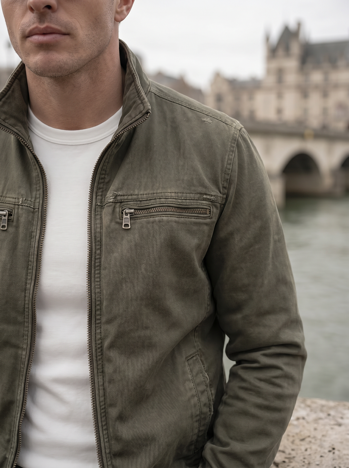 Valmont Vintage Olive Green Field Jacket – Cross & Crown