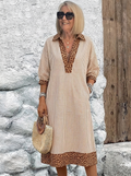 Gaudine™ - Leopard Print Midi Dress