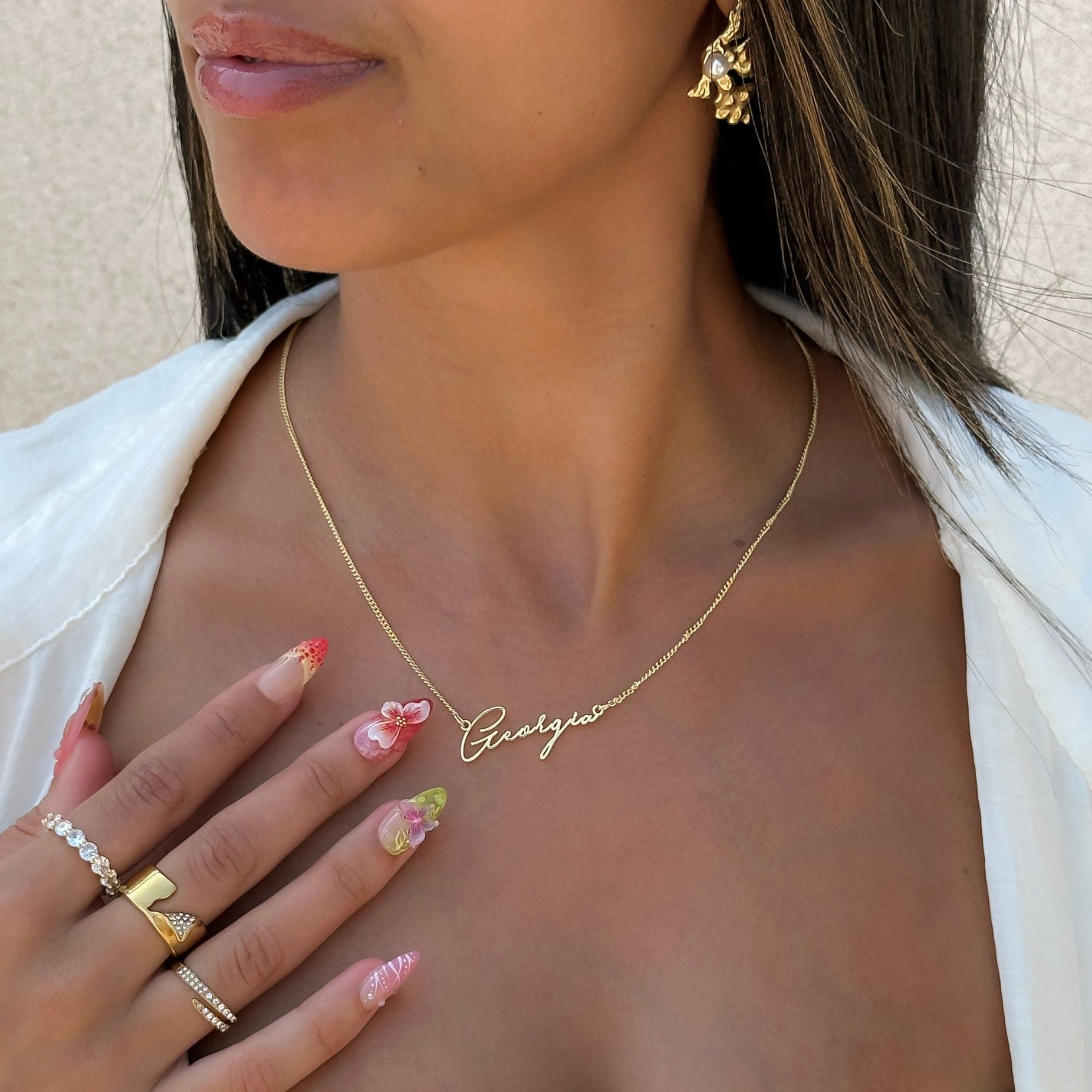 Ellington - Valencia Custom Name Necklace